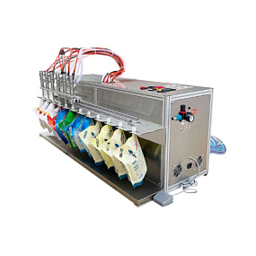 Полуавтоматический станок для розлива жидкостей в дой-пак HS6-028